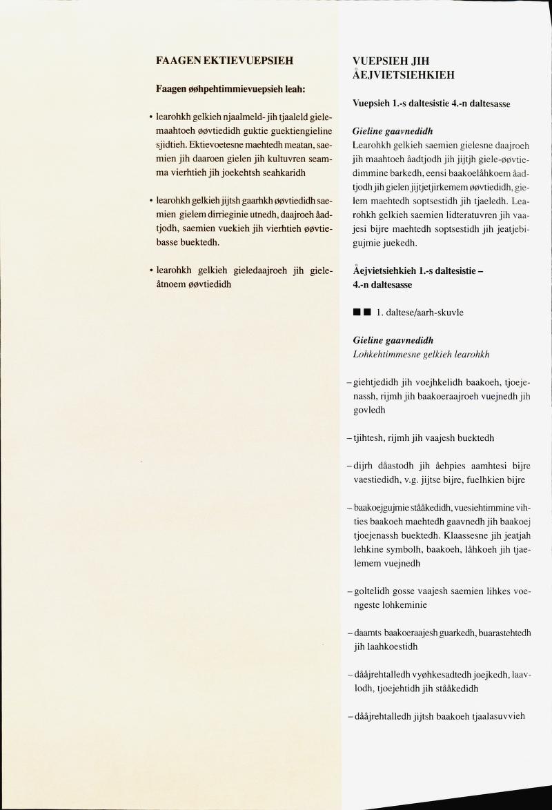 Skann 204 av Det samiske læreplanverket 1997 (L97S)