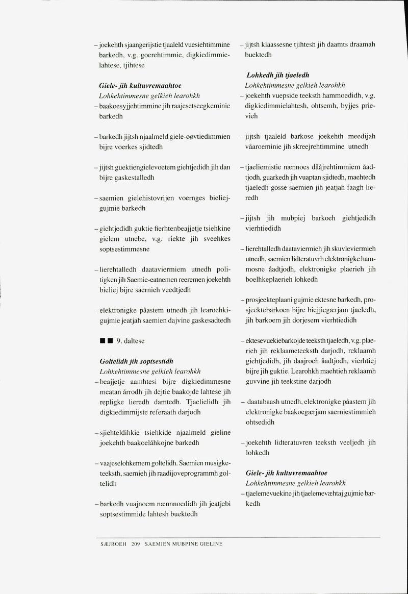 Skann 211 av Det samiske læreplanverket 1997 (L97S)