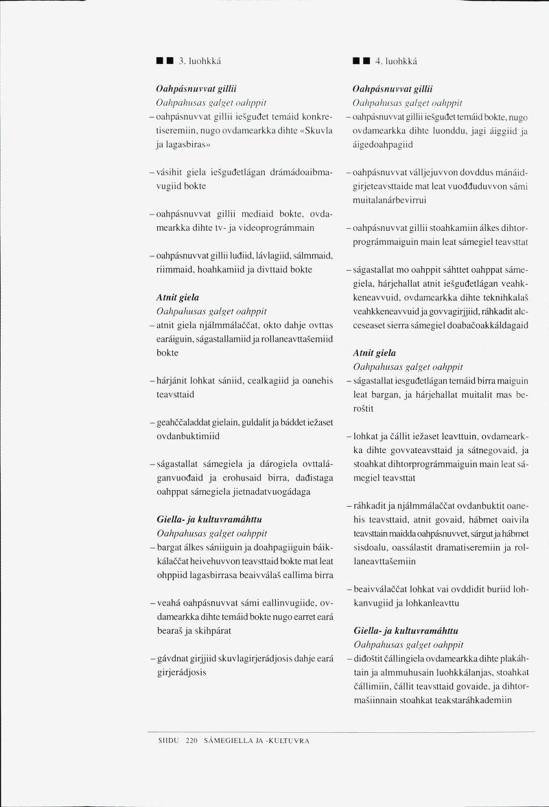 Skann 222 av Det samiske læreplanverket 1997 (L97S)