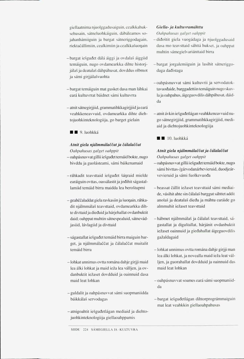 Skann 226 av Det samiske læreplanverket 1997 (L97S)