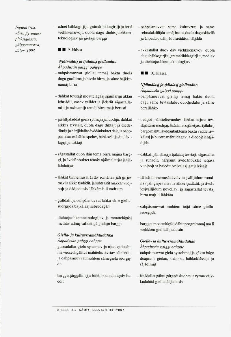 Skann 241 av Det samiske læreplanverket 1997 (L97S)