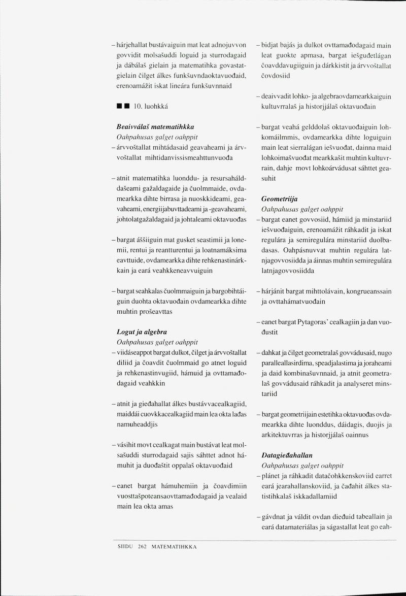 Skann 264 av Det samiske læreplanverket 1997 (L97S)