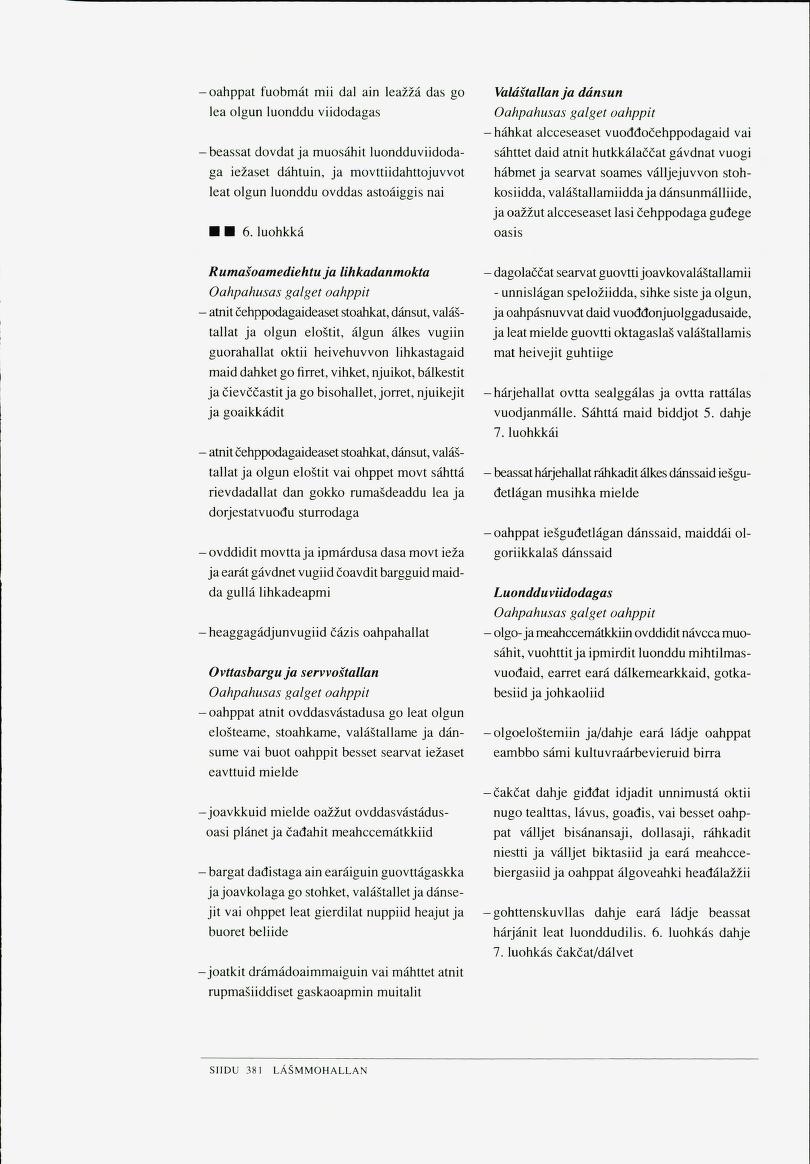 Skann 383 av Det samiske læreplanverket 1997 (L97S)