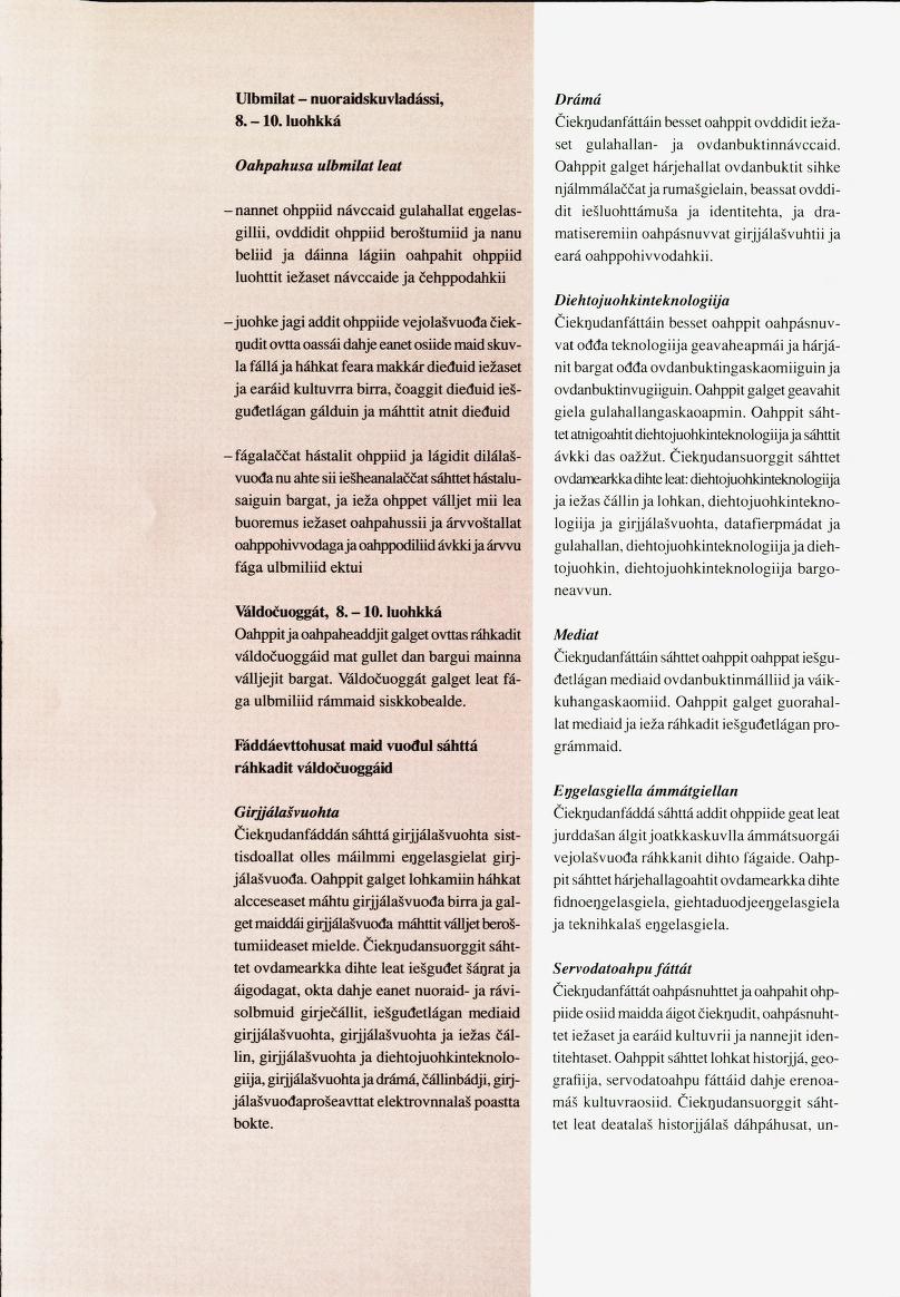 Skann 423 av Det samiske læreplanverket 1997 (L97S)