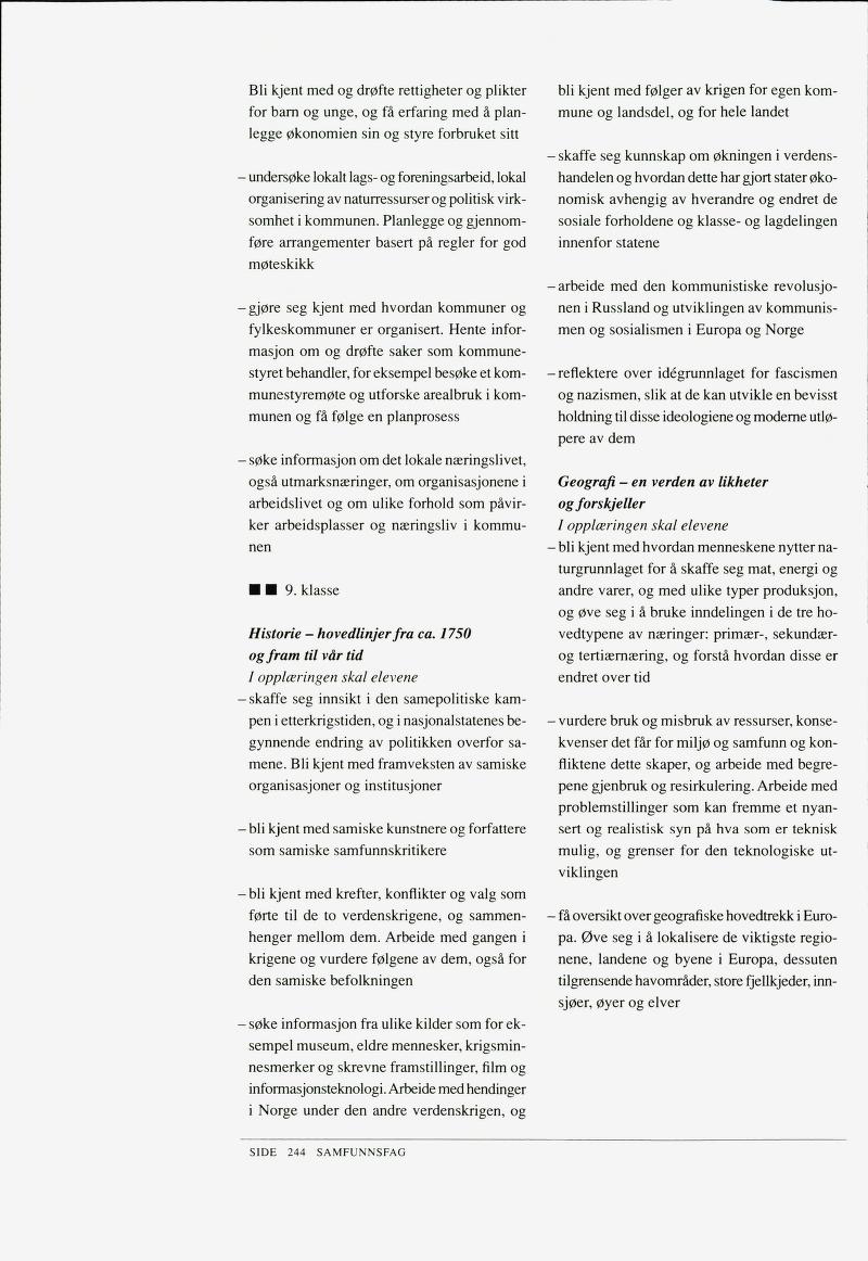 Skann 671 av Det samiske læreplanverket 1997 (L97S)