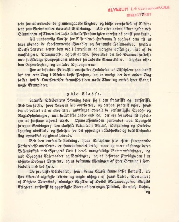 Skann 11 av Undervisningsplan for kathedralskolerne 1805