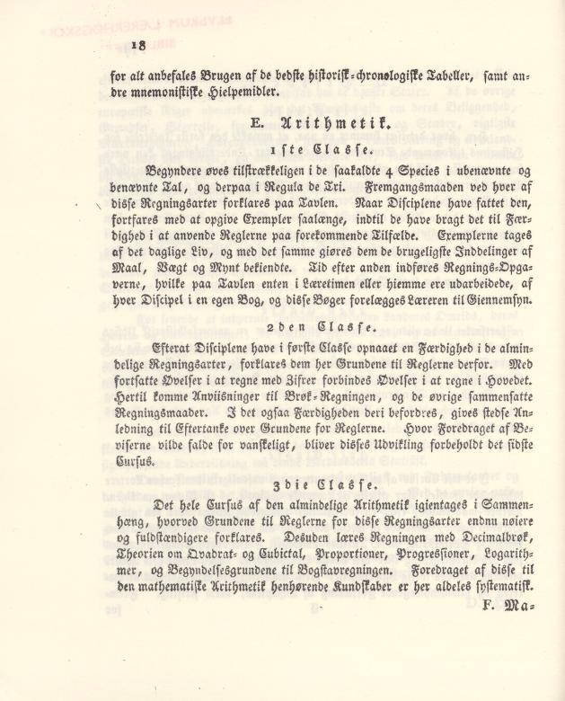 Skann 22 av Undervisningsplan for kathedralskolerne 1805
