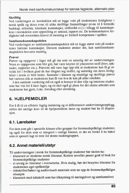 Skann 85 av R76 · Kjernefag, vgs · 1992 (6. utgåve)
