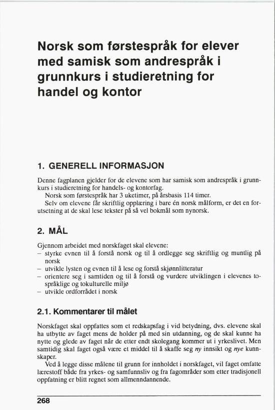 Skann 270 av R76 · Kjernefag, vgs · 1992 (6. utgåve)