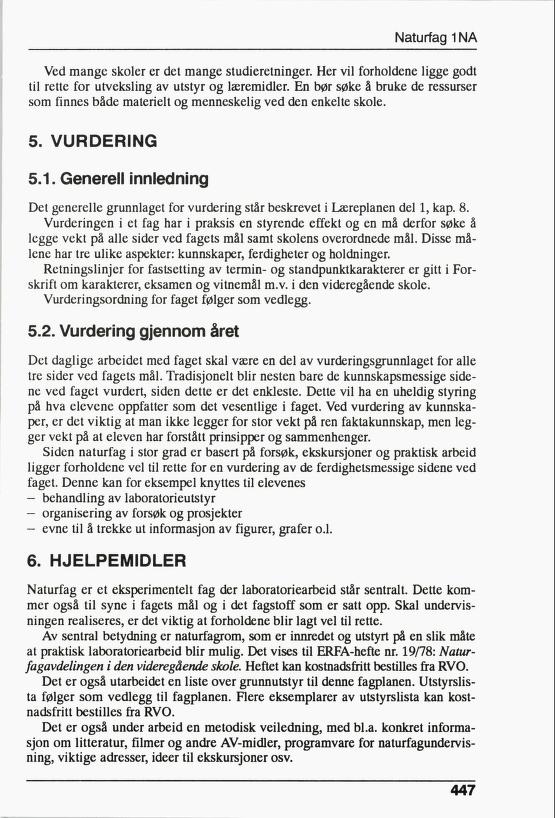 Skann 449 av R76 · Kjernefag, vgs · 1992 (6. utgåve)