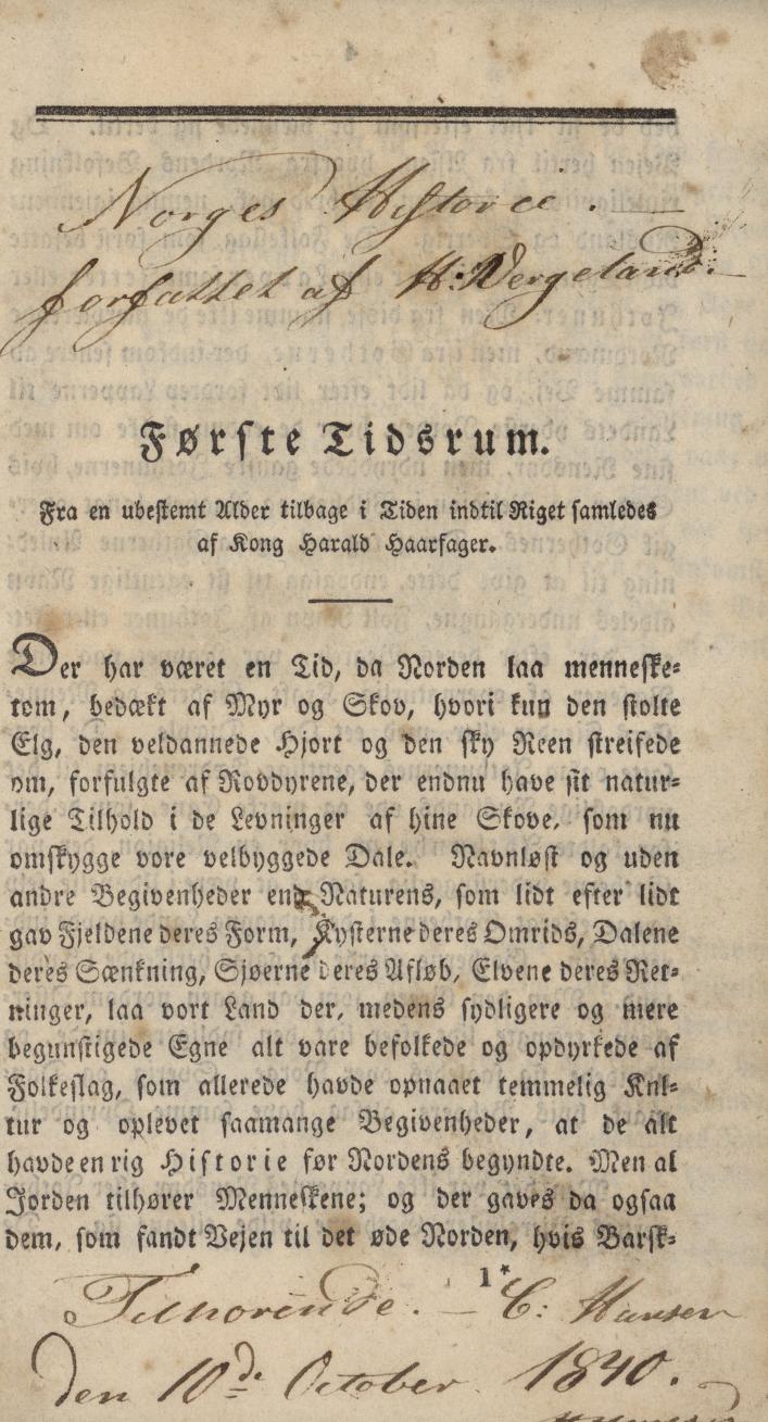 Skann 5 av Udtog af Norges Historie : Til Brug i Borger- og Almueskoler (1836)