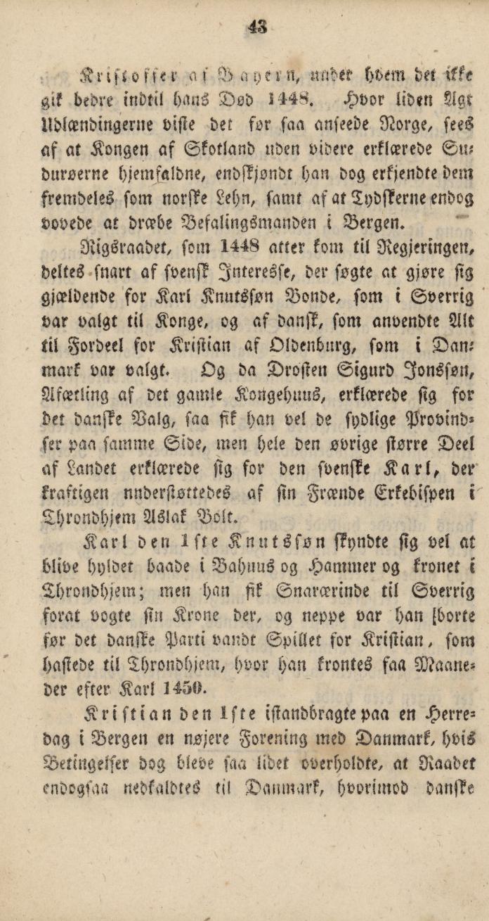 Skann 45 av Udtog af Norges Historie : Til Brug i Borger- og Almueskoler (1836)