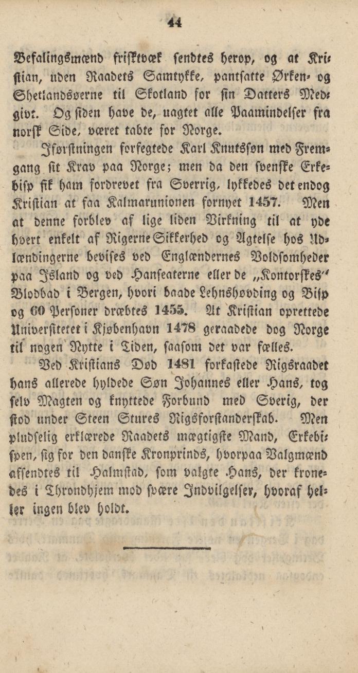Skann 46 av Udtog af Norges Historie : Til Brug i Borger- og Almueskoler (1836)