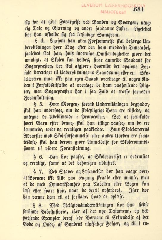 Skann 9 av Plan for almueskolene på landet 1834