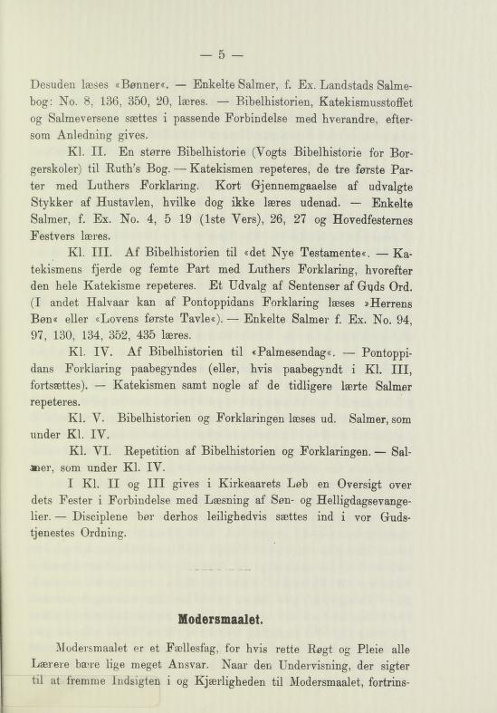 Skann 7 av Undervisningsplan for middelskolerne og gymnasierne 1885
