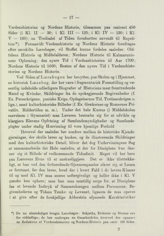 Skann 19 av Undervisningsplan for middelskolerne og gymnasierne 1885