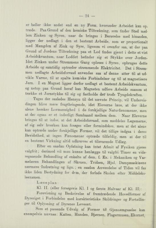 Skann 26 av Undervisningsplan for middelskolerne og gymnasierne 1885