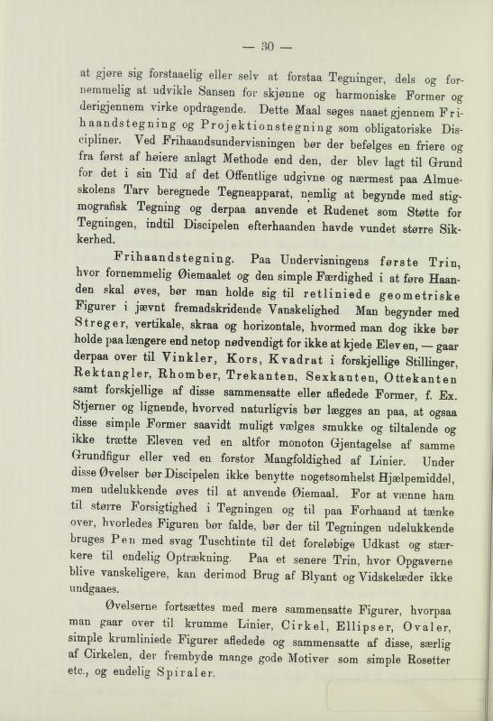 Skann 32 av Undervisningsplan for middelskolerne og gymnasierne 1885