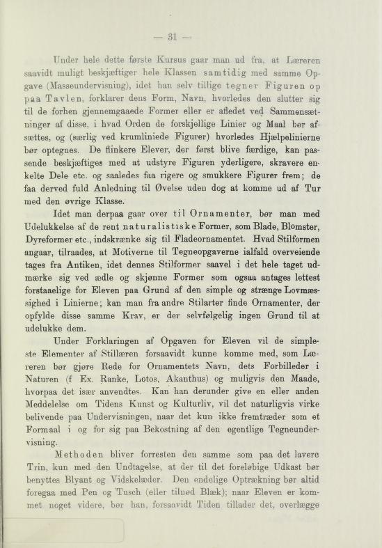 Skann 33 av Undervisningsplan for middelskolerne og gymnasierne 1885