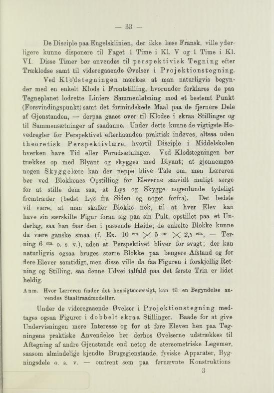 Skann 35 av Undervisningsplan for middelskolerne og gymnasierne 1885