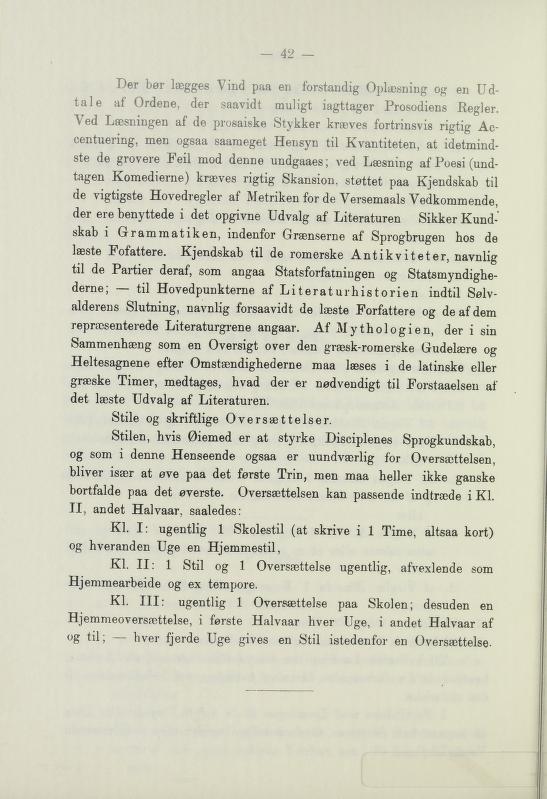 Skann 44 av Undervisningsplan for middelskolerne og gymnasierne 1885
