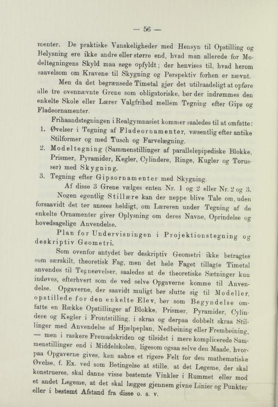 Skann 58 av Undervisningsplan for middelskolerne og gymnasierne 1885