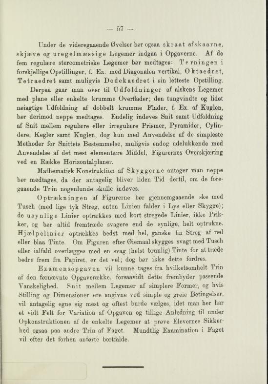 Skann 59 av Undervisningsplan for middelskolerne og gymnasierne 1885