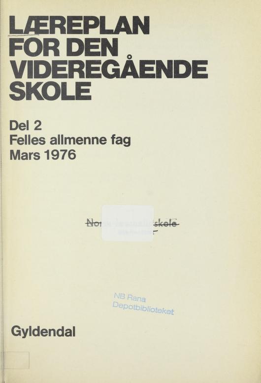 Skann 3 av R76 · Kjernefag, vgs · 1976