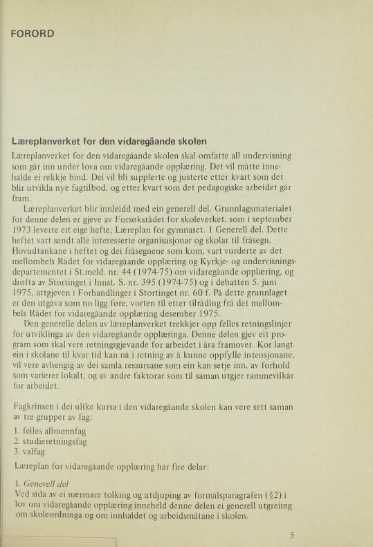 Skann 7 av R76 · Generell del · Nynorsk 1976