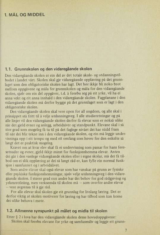 Skann 9 av R76 · Generell del · Nynorsk 1976