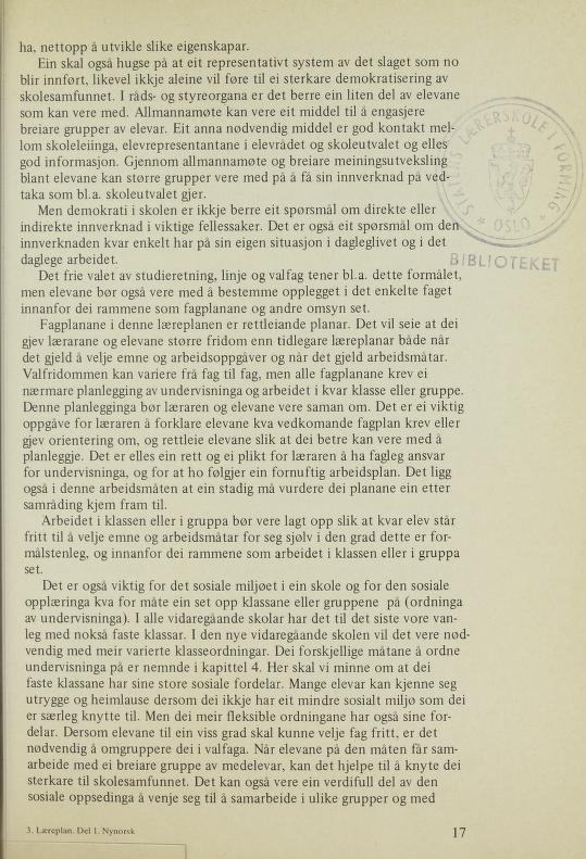 Skann 19 av R76 · Generell del · Nynorsk 1976