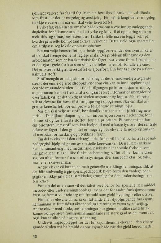 Skann 40 av R76 · Generell del · Nynorsk 1976
