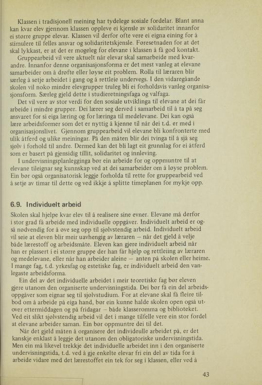 Skann 45 av R76 · Generell del · Nynorsk 1976