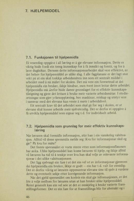 Skann 48 av R76 · Generell del · Nynorsk 1976