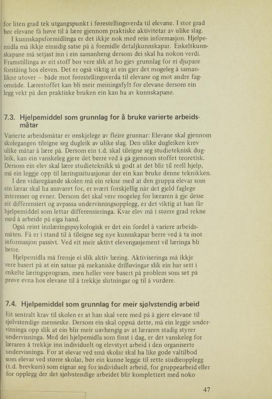 Skann 49 av R76 · Generell del · Nynorsk 1976