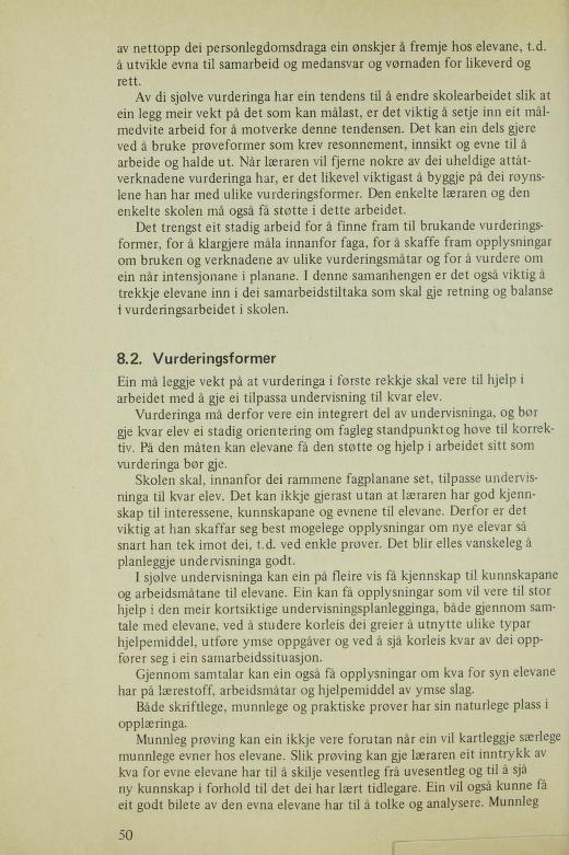 Skann 52 av R76 · Generell del · Nynorsk 1976
