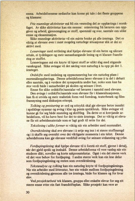 Skann 34 av R76 · Kjernefag, vgs · 1985 (4. utgåve)