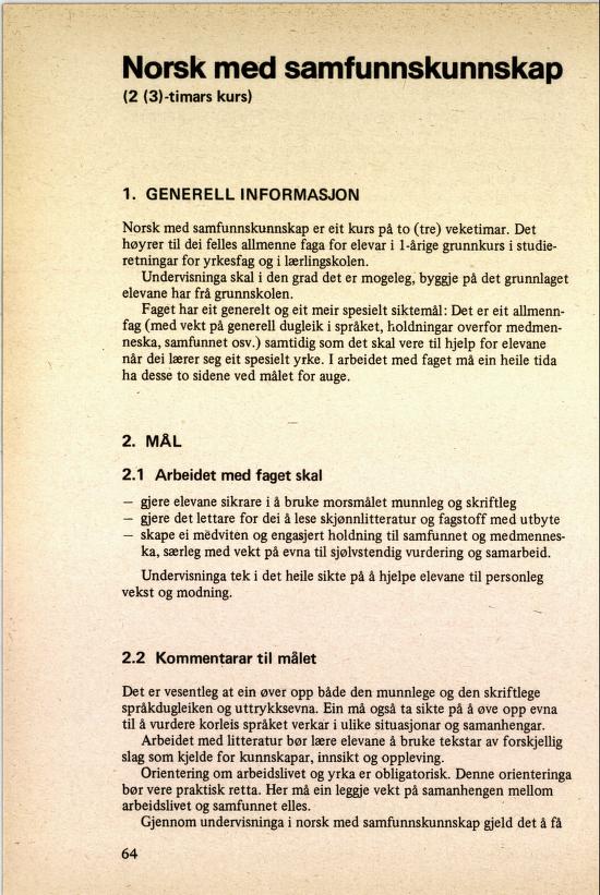 Skann 68 av R76 · Kjernefag, vgs · 1985 (4. utgåve)
