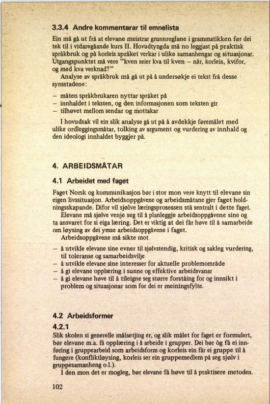Skann 106 av R76 · Kjernefag, vgs · 1985 (4. utgåve)