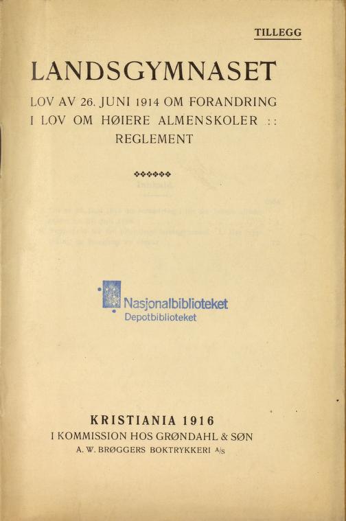 Skann 1 av Landsgymnaset 1916