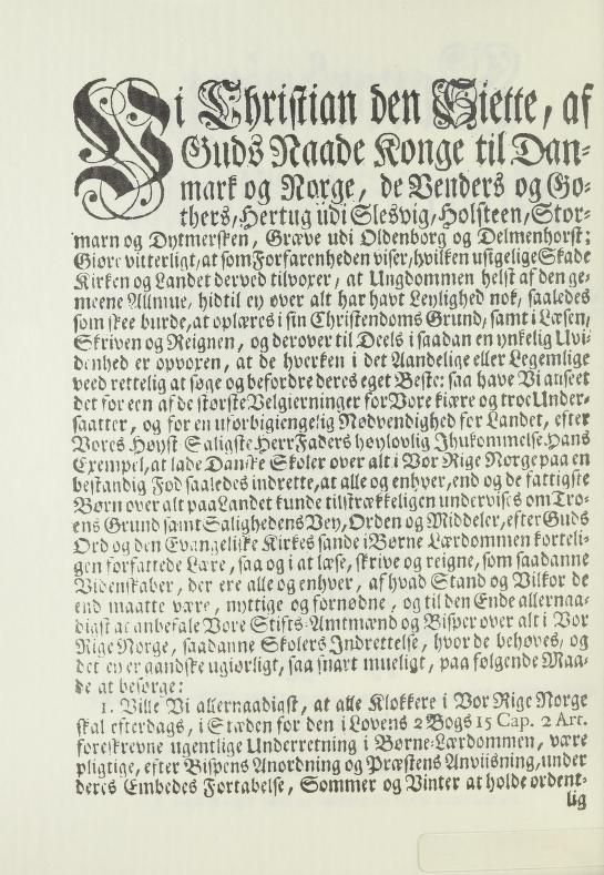 Skann 4 av Forordning om skolene på landet 1739