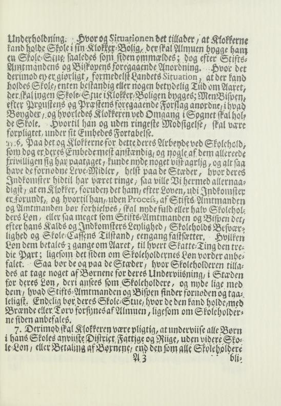 Skann 7 av Forordning om skolene på landet 1739