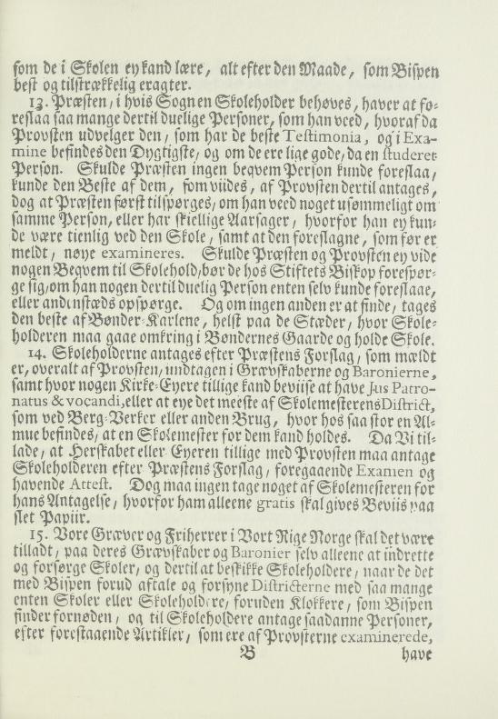 Skann 11 av Forordning om skolene på landet 1739