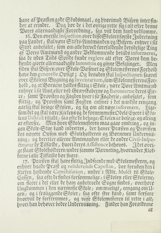 Skann 12 av Forordning om skolene på landet 1739