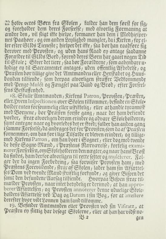 Skann 13 av Forordning om skolene på landet 1739