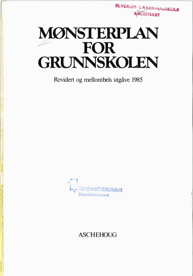 Skann 3 av Mønsterplanen 1985 · nynorsk
