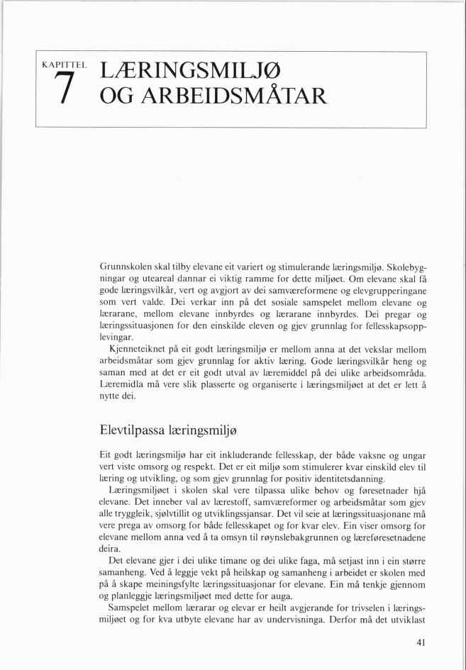 Skann 43 av Mønsterplanen 1985 · nynorsk