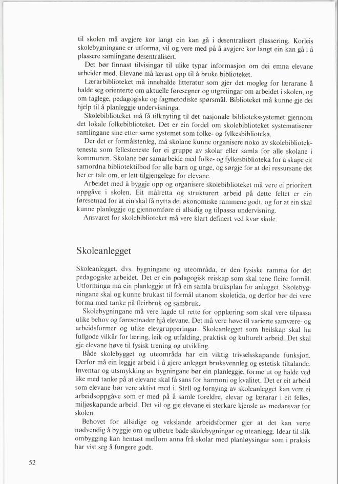 Skann 54 av Mønsterplanen 1985 · nynorsk