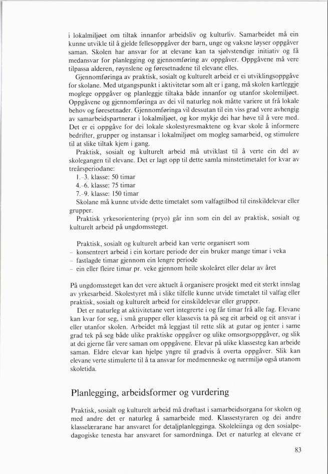 Skann 85 av Mønsterplanen 1985 · nynorsk