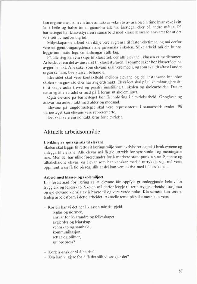 Skann 89 av Mønsterplanen 1985 · nynorsk